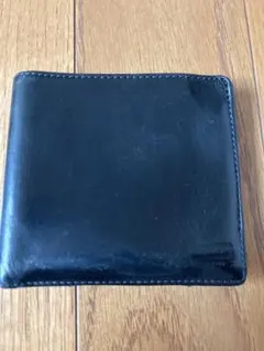 【COACH】メンズ二つ折り財布 ブラック レザー 小銭入れ付き