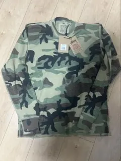 Stussy ラグラン 長袖 サーマル.カモフラ柄 M - メルカリ