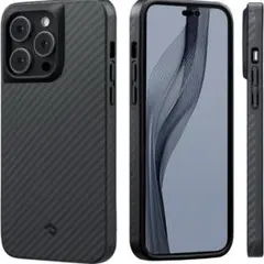 「PITAKA」iPhone14 Pro 用ケース軍用グレード保護ケース 耐衝撃