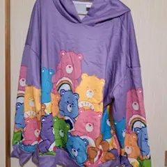 ケアベア フード付きオーバーサイズパーカー