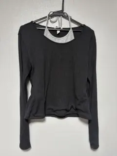 黒の長袖トップス Lサイズ
