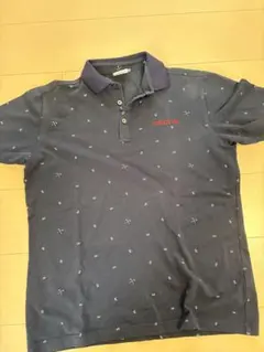adidas ネイビー ポロシャツ L