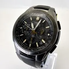 稼働品 CASIO 10周年記念モデル ソーラー 腕時計 ブラック×ゴールド