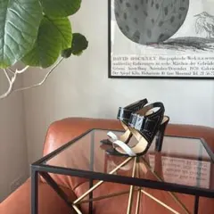 お値下げ★POLLINI（ポリーニ） ★リボンデザイン 36ブラック×ホワイトのサムネイル