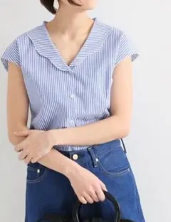 イエナ sese スカラップブラウス