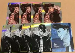 呪術廻戦 ギラギラトランプ 石流龍 マグネットステッカー アートコースター