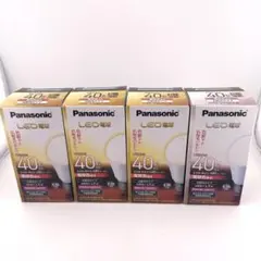 値下げ中⭐️Panasonic⭐️LED電球　40形相当電球色4個です！　E26口金