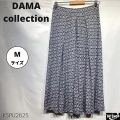 DAMA collection シルク マキシスカート 幾何学柄 ゴム　春夏のサムネイル