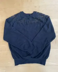 イング レースニットトップス