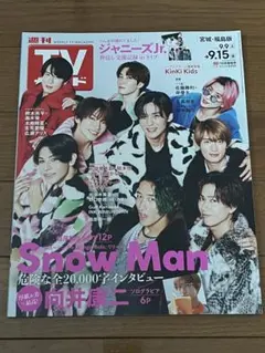 ★美品★ TVガイド 2023年 9/9-9/15号