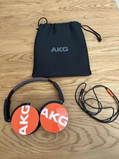 AKG Y50 有線ヘッドホン 本体 専用ポーチ付きのサムネイル