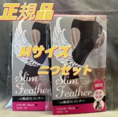 Slim Featherスリムフェザー 二の腕着圧インナー Mサイズ -2点