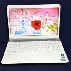白色／NEC／LaVie／メモリ8GB／新品SSD／ブルーレイ搭載