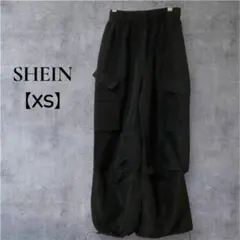 SHEIN 【XS】シーイン ブラック カーゴパンツ レディース パンツ