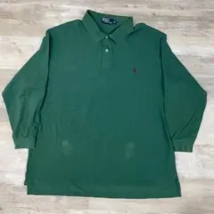 90-00s Ralph Lauren ラルフローレン 長袖ポロシャツ 3XL