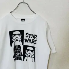 【スターウォーズ】Tシャツ Lサイズ ホワイト STAR WARS