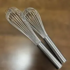 ステンレス製 泡だて器 2本セットのサムネイル