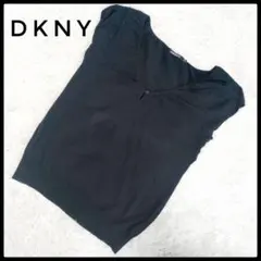 DKNY 半袖 ニットカットソー ブラック M/Lのサムネイル