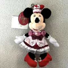 【激レア、新品】テーブルイズウェイティング　ミニーぬいぐるみバッチ