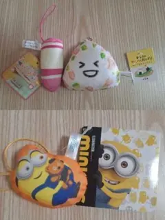 おにぎりマスコット 色えんぴつマスコット ミニオンマスコット