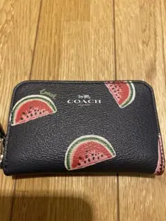 COACH スイカ柄 ケース ほぼ新品 箱付き COACH スイカ柄 コインケース ほぼ新品 箱付き COACH スイカ柄