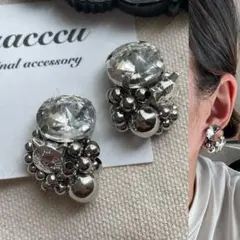 ▫︎▪︎692026▪︎▫︎ silver猫ピアス/ aaacccu