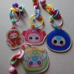 BABYTHREEアクリルキーホルダー4個セット