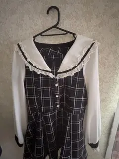 リズリサ セーラーカラー デニムジャケット ホワイト - メルカリ