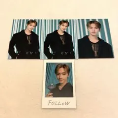 【seventeen ジュン】followトレカ 3枚、インスタントフォト 1枚