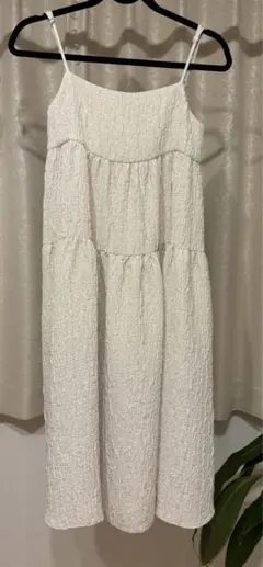 beauty&youth キャミワンピース オフホワイト