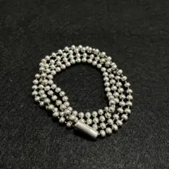 純銀保証　ネックレス 　ボールチェーン 2.5mm 55cm シルバー 925