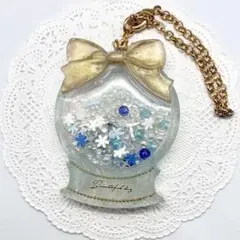 スノードーム シェイカーキーホルダー