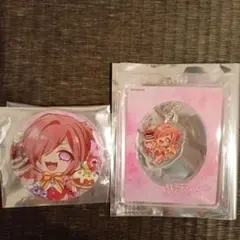 地縛少年花子くん　コラボカフェ 缶バッチ　ゆらゆらキーホルダー　ミツバ