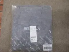 BELLUNA リブニットタートルネックプルオーバー(杢ライトグレー/Mサイズ)