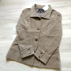 【新品 】ハッシュアッシュ ジャケット ブルゾン コート コーデュロイ風モカ茶