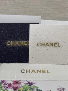 シャネル クリスマス メッセージカード レターセット ホリデー 2025 2枚