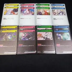 Xross Stars クロスタ9月最新プロモPRキラ仕様8種各2枚セット。