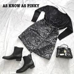 used★AS KNOW AS PINKY アズノゥアズ　ラップミニスカート