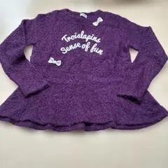 knit planner Troislapins 長袖ニットチュニック150