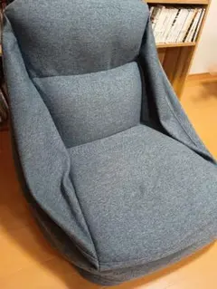 無印良品　空気でできたソファ　ネイビーのサムネイル