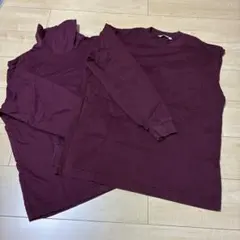 UNIQLO U 長袖カットソー &タートルネックのセット