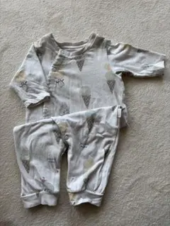 ジェラートピケ♡アイスクリーム柄ロンパース 50-70