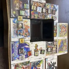 （もち様専用）ニンテンドー3DS LL ブラック &大量のカセット付き