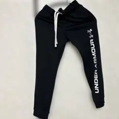 UNDER ARMOUR ブラック スウェットパンツ 子供服 130
