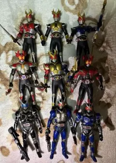 仮面ライダー アギト　ソフビ　武器ありセット　9種　まとめ売り