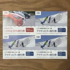 日本駐車場開発 株主優待 アクティビティ３枚　②