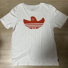 adidas Originals スケートTシャツ 白 トレフォイル