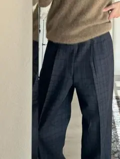 ネイビー スラックス