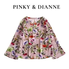 PINKY&DIANNE フローラルプリント デシンブラウス 花柄 38のサムネイル