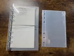 A６ ６穴リングファイル（リフィル10枚付）